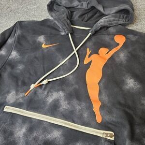 Nike Mens Team 13 WNBA Hoodie Zip Pouch Medium Patch Logowoman Standard Issue